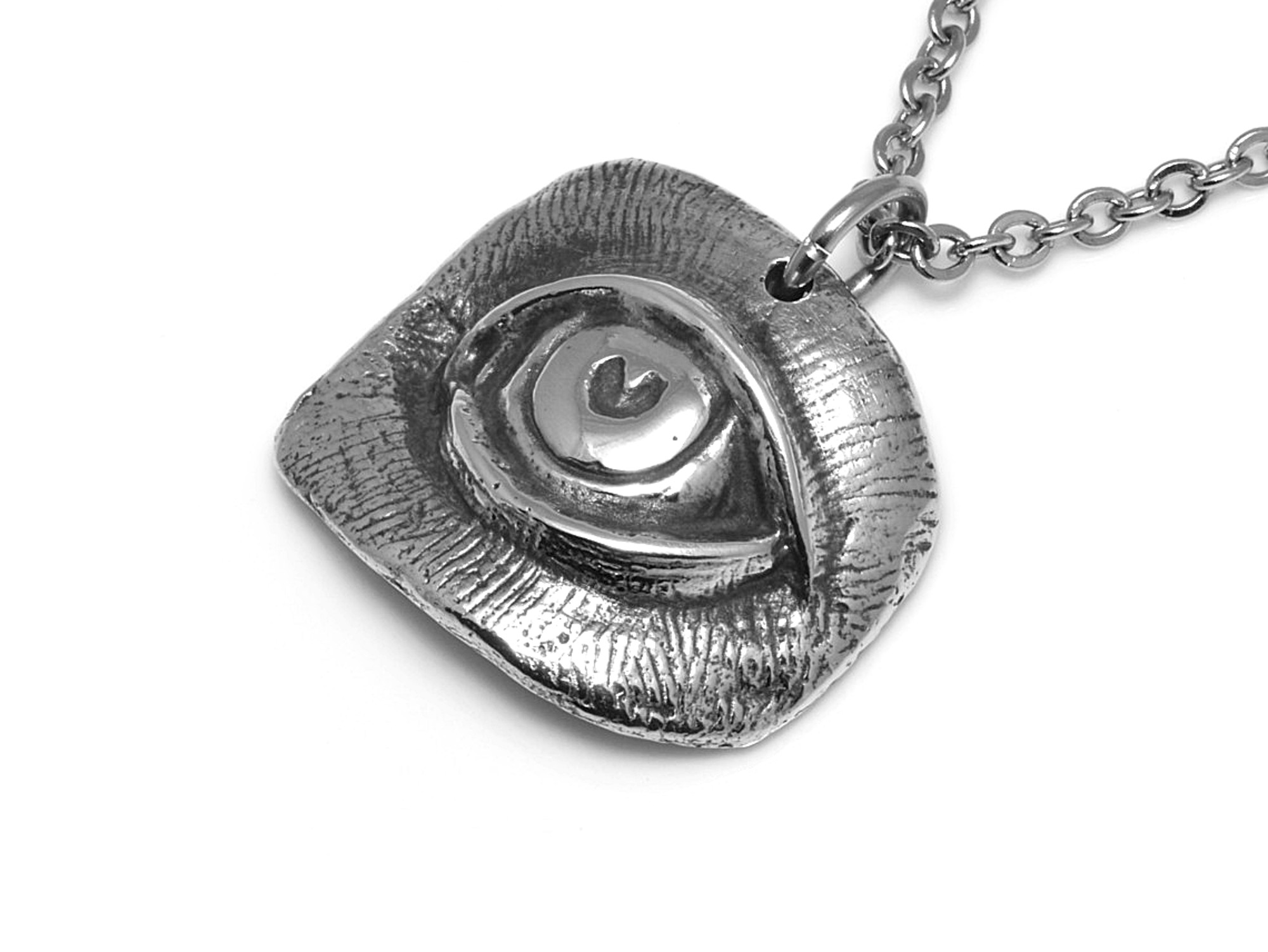 Öga Halsband, Anatomiskt Smycke i Tenn - 3