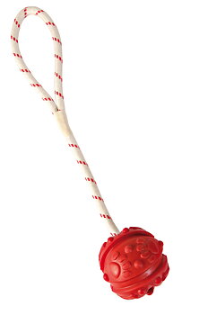 Trixie Leksak Boll på Rep flytande - 4,5 och 7 cm