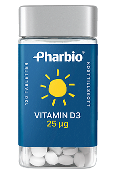 Pharbio D-3 25μg 120st
