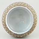 Mari Simmulson (Mexico 1960s) Brown Swelling Bowl with Relief Decor 18/9 cm