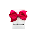 Sweethearts Hårrosett Classic Small MÖRKROSA 25-pack