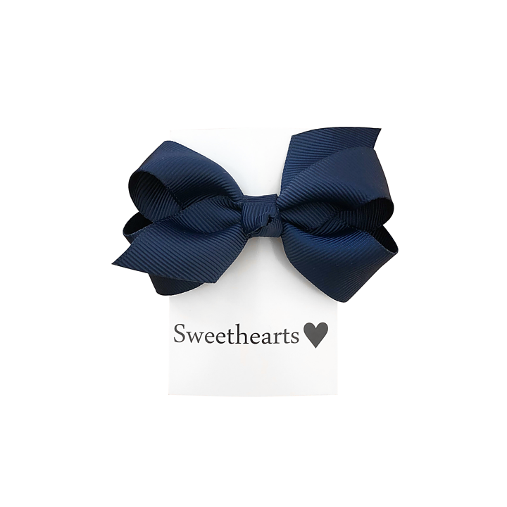 Sweethearts Hårrosett Classic Small MÖRKBLÅ 25-pack