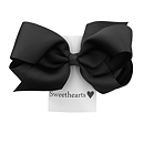 Sweethearts Hårrosett Classic Medium SVART 20-pack