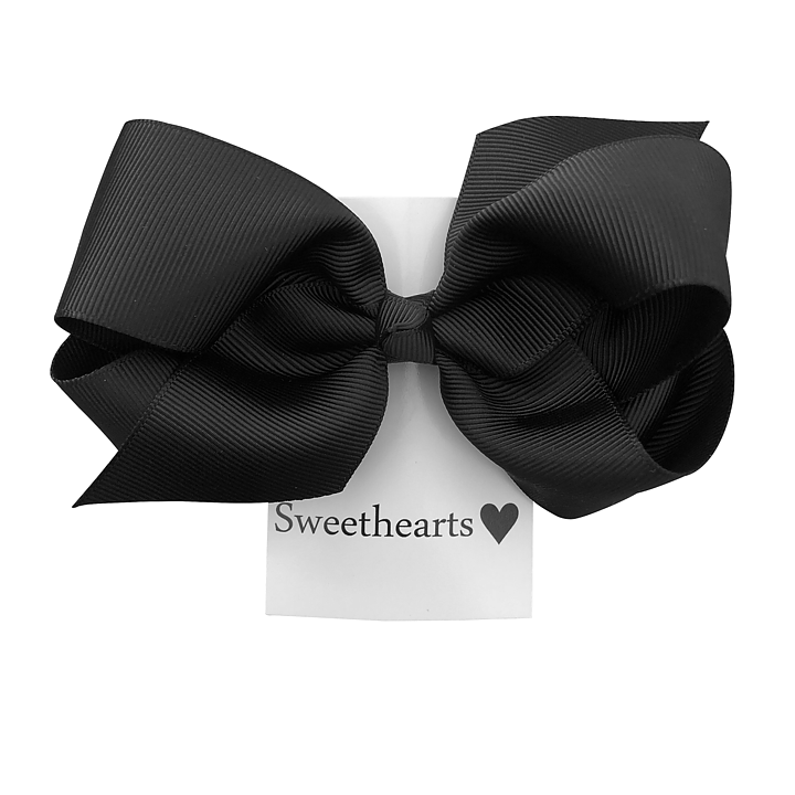 Sweethearts Hårrosett Classic Medium SVART 20-pack