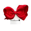 Sweethearts Hårrosett Classic Medium RÖD 20-pack