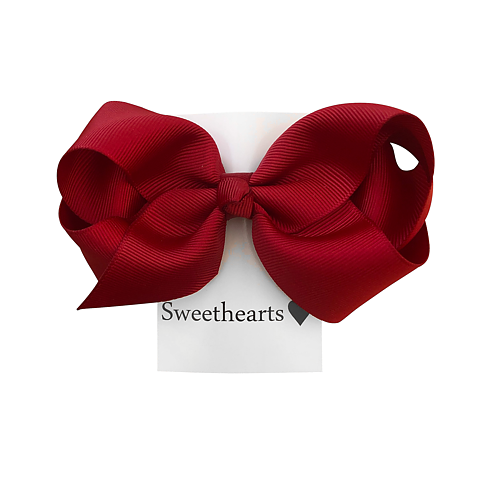 Sweethearts Hårrosett Classic Medium MÖRKRÖD 20-pack
