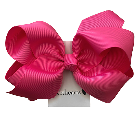 Sweethearts Hårrosett Classic Large MÖRKROSA 12-pack