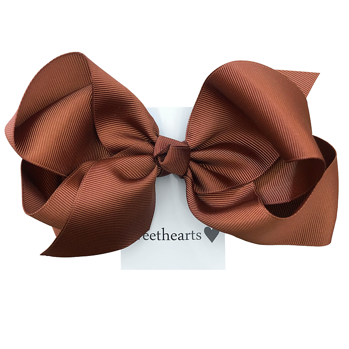 Sweethearts Hårrosett Classic Large BRUN 12-pack
