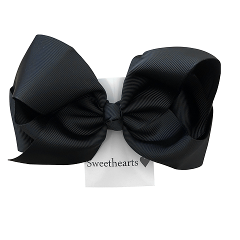 Sweethearts Hårrosett Classic Large SVART 12-pack