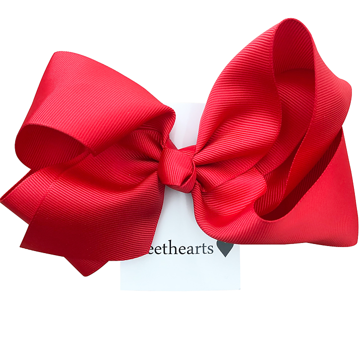 Sweethearts Hårrosett Classic Large RÖD 12-pack