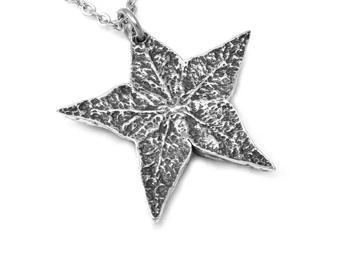 Carambola Halsband, Natur Smycke i Tenn