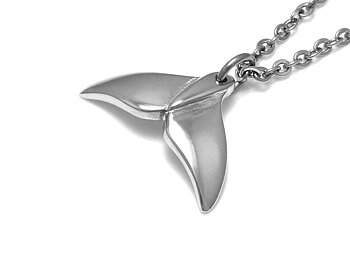 Blåvalsfena Halsband, Val Smycke i Tenn