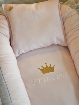 Babynest princess och krona