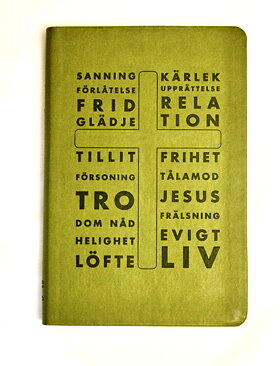 Svenska Folkbibeln 2015 Slimline, grön skinnimitation