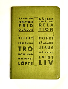 Svenska Folkbibeln 2015 Slimline, grön skinnimitation