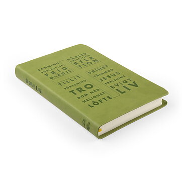 Svenska Folkbibeln 2015 Slimline, grön skinnimitation