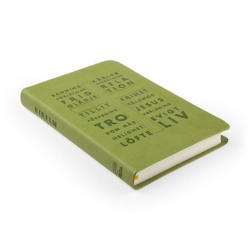 Svenska Folkbibeln 2015 Slimline, grön skinnimitation