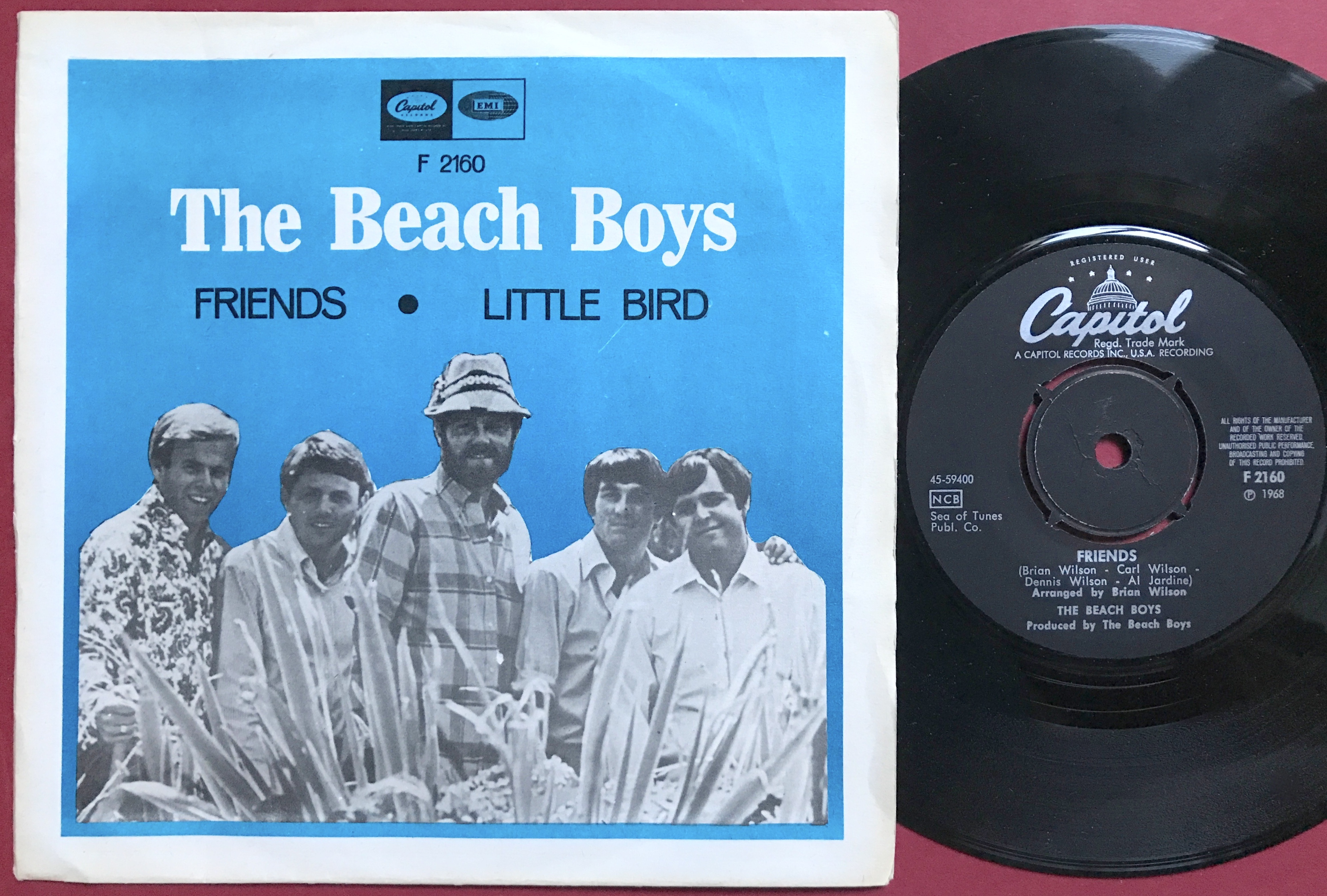 BEACH BOYS - Friends Swe PS 1968