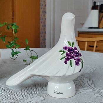  Rosa Ljung  fågel från Deco 
