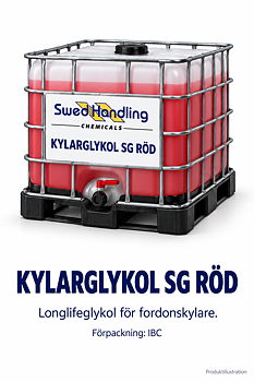 Long-Life Röd (Etylen) Kylarglykol 1000 L