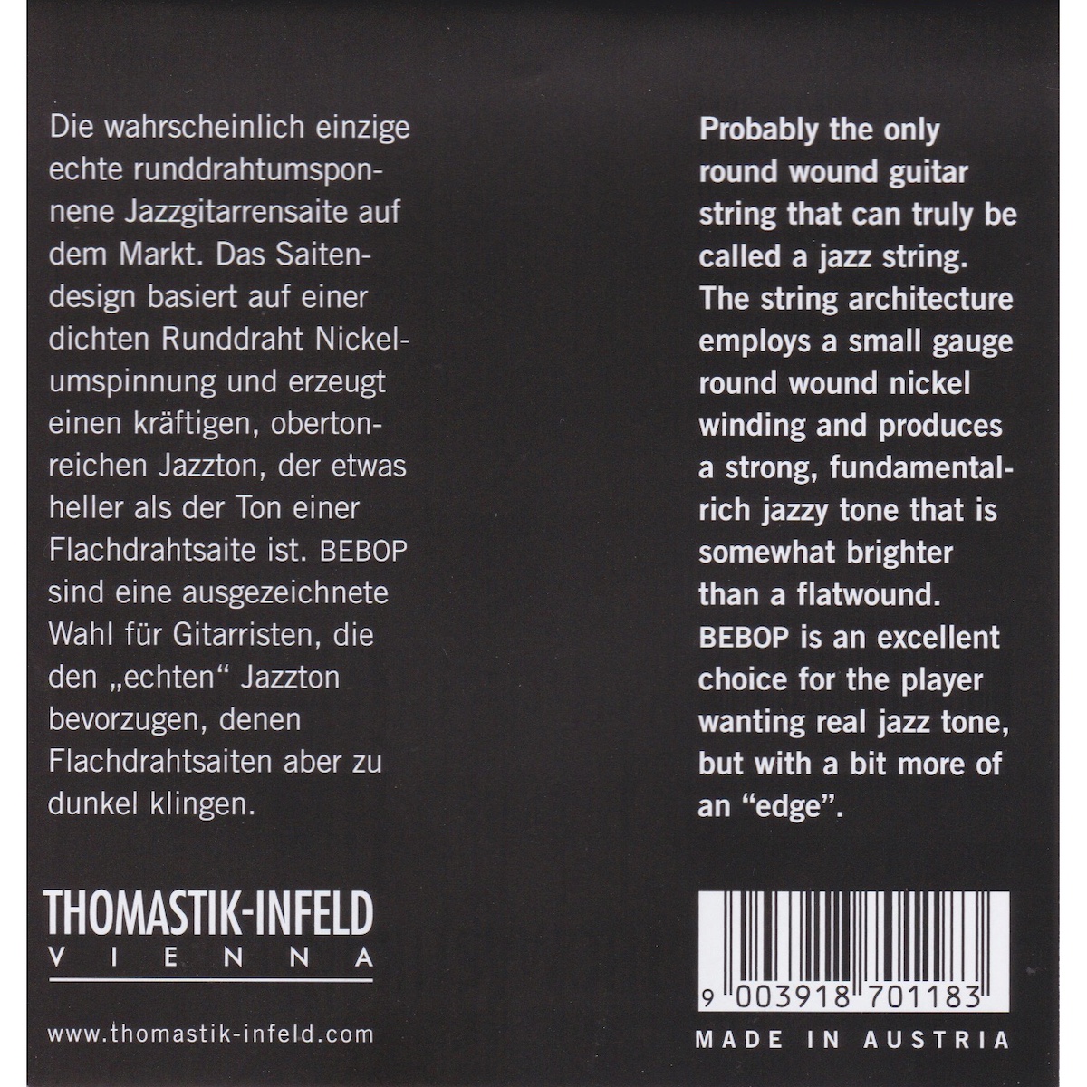 Thomastik-Infeld BB113 Jazz BeBop Elektriske Gitarstrenger 013-053  - 2