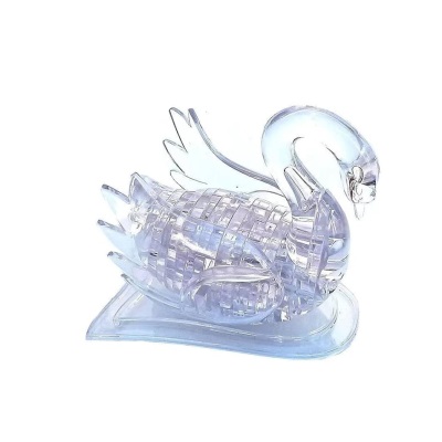 Crystal Puzzle Swan Clear