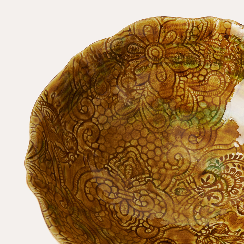 Sthål- Arabesque -skål 26cm-salladsskål  - 15