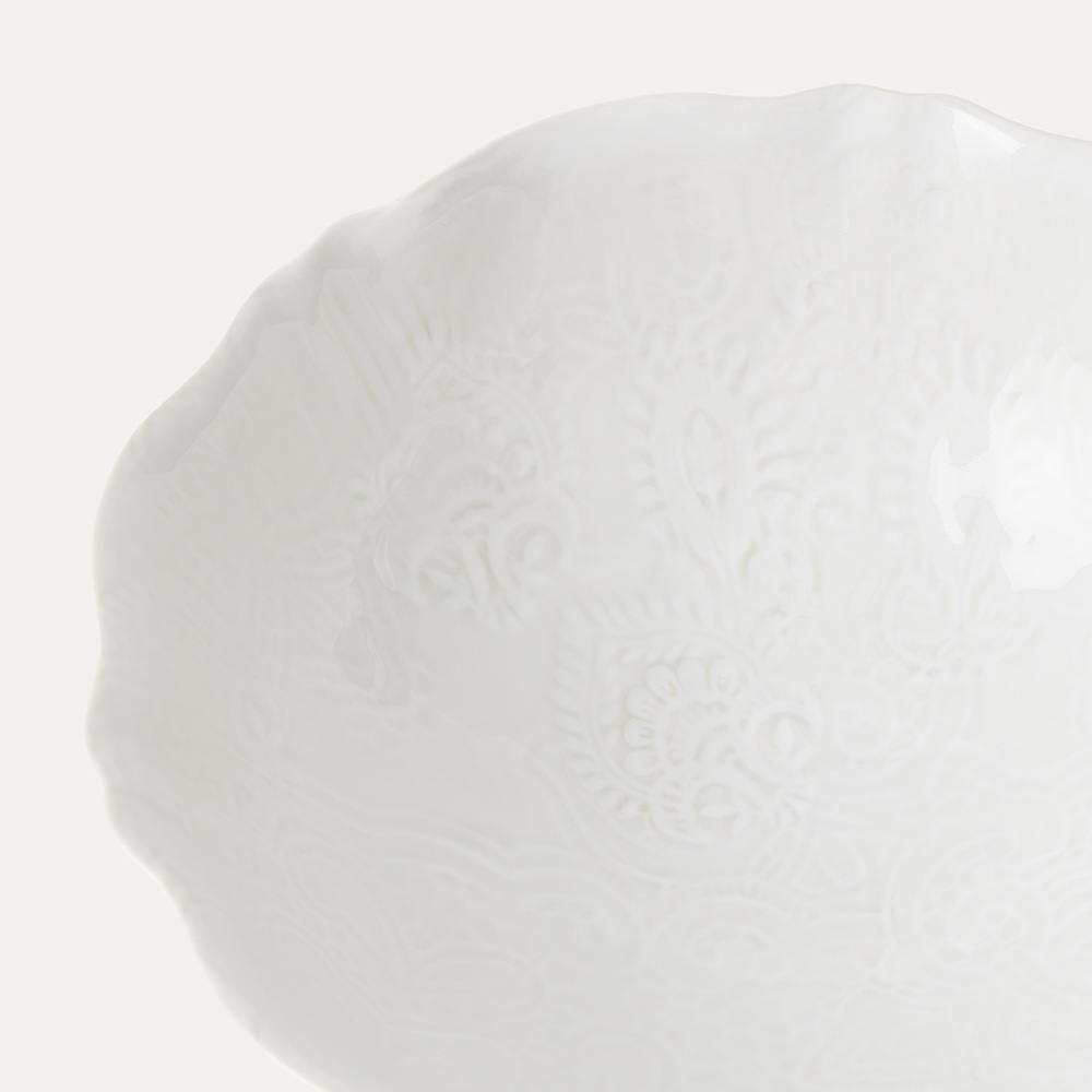 Sthål- Arabesque -skål 26cm-salladsskål  - 12