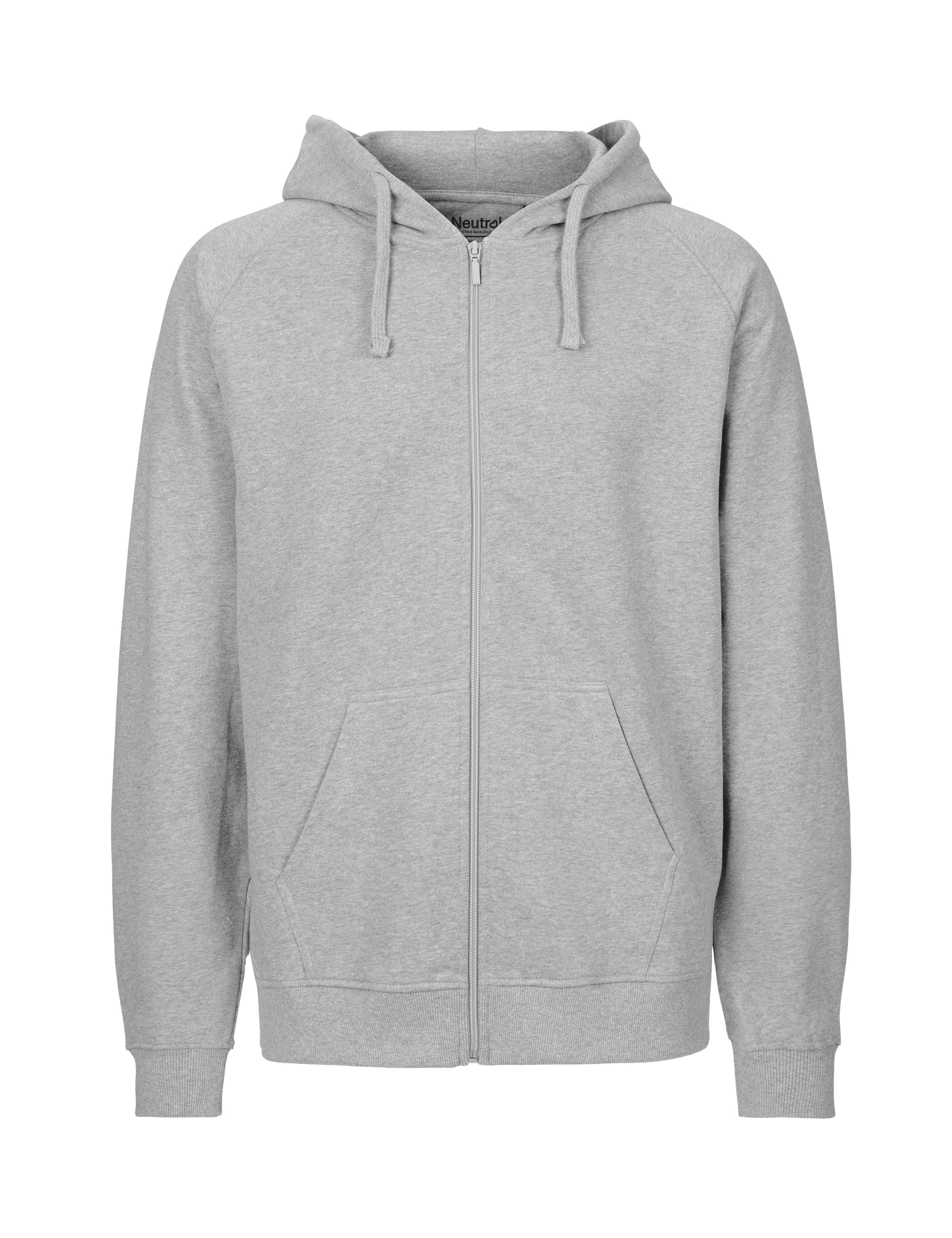 Hoodie med dragkedja - Herr - Neutral - Fairtrade & EKO GOTS - 30 olika färger - 13