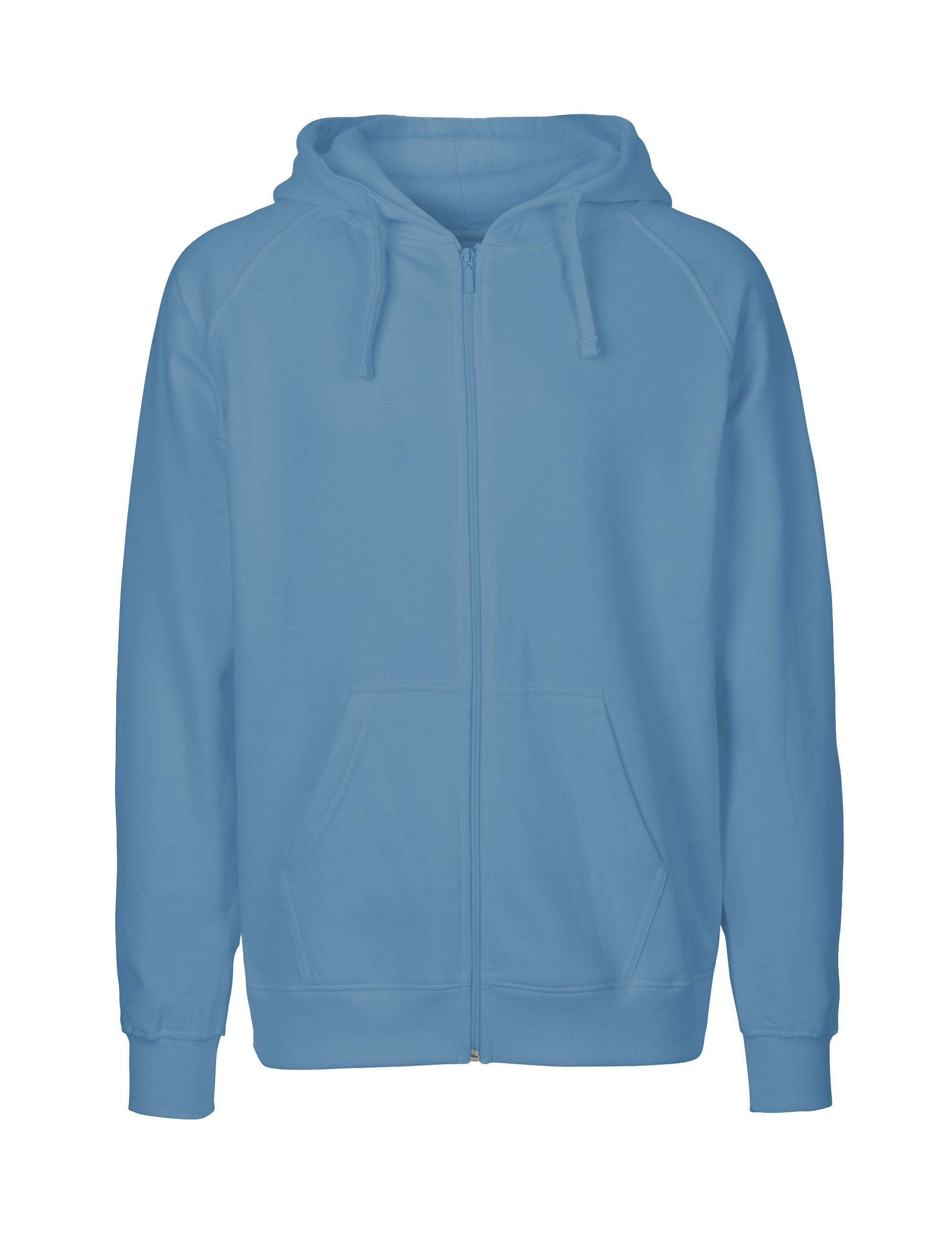Hoodie med dragkedja - Herr - Neutral - Fairtrade & EKO GOTS - 30 olika färger - 24