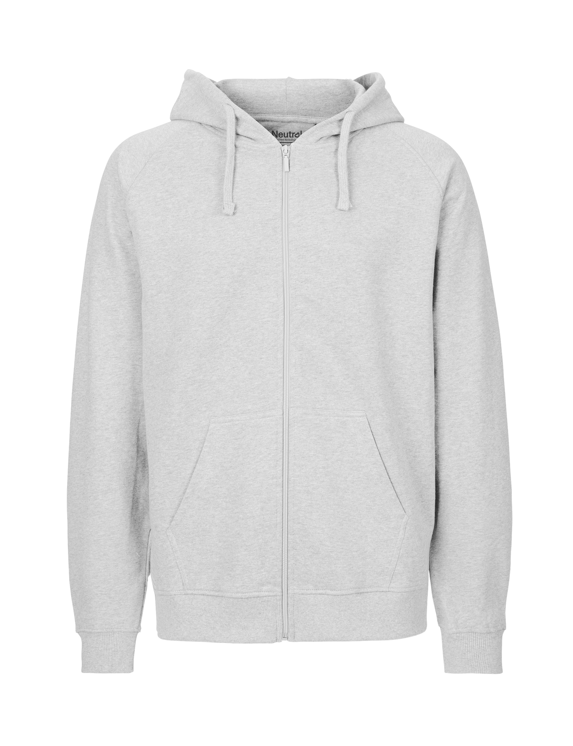 Hoodie med dragkedja - Herr - Neutral - Fairtrade & EKO GOTS - 30 olika färger - 14