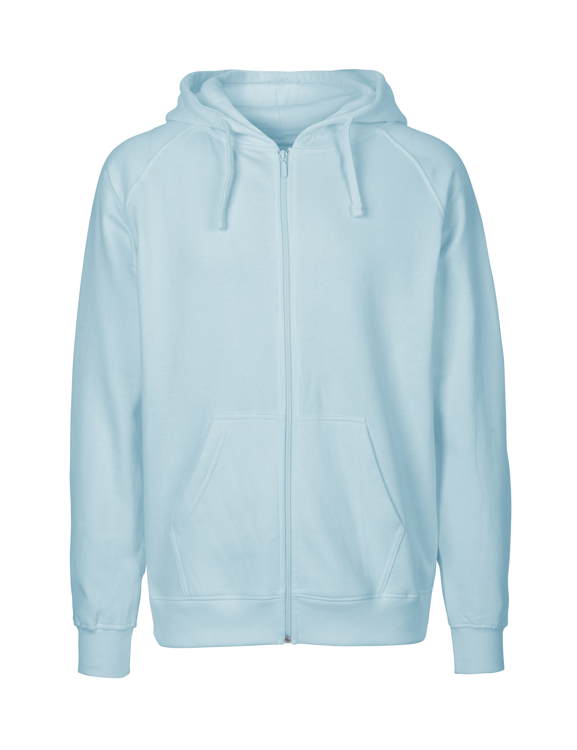Hoodie med dragkedja - Herr - Neutral - Fairtrade & EKO GOTS - 30 olika färger - 30