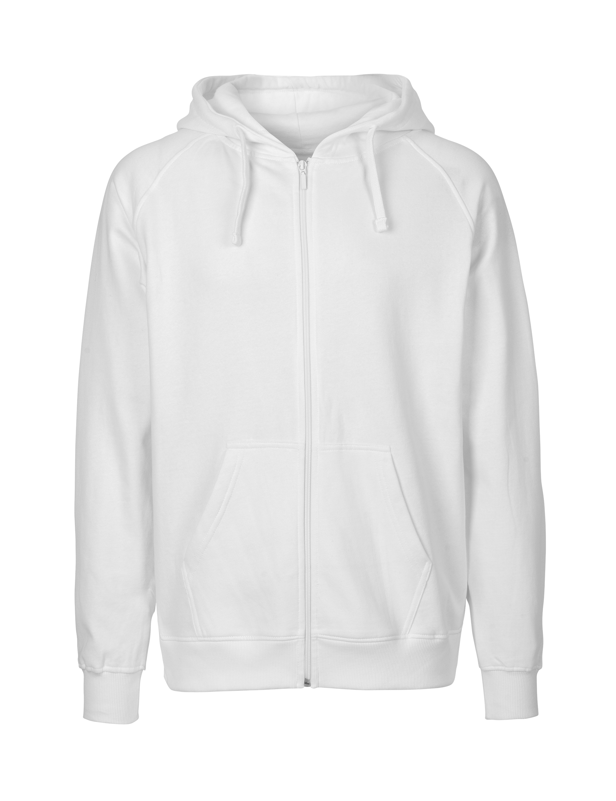 Hoodie med dragkedja - Herr - Neutral - Fairtrade & EKO GOTS - 30 olika färger - 3
