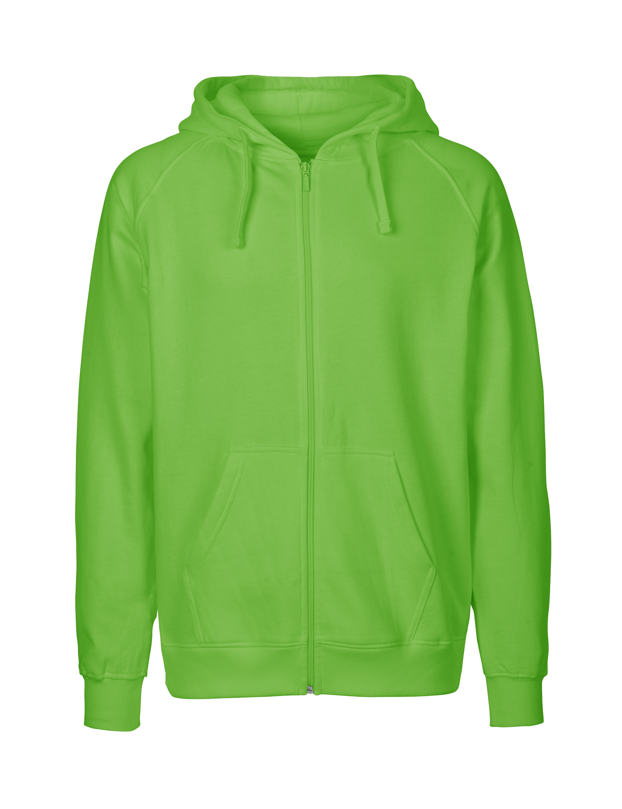 Hoodie med dragkedja - Herr - Neutral - Fairtrade & EKO GOTS - 30 olika färger - 10