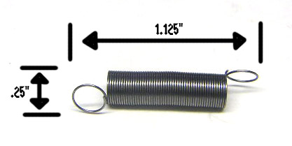 Fjäder 10-364 (Williams/Bally/JJP/CGC Flipper Extension Spring)