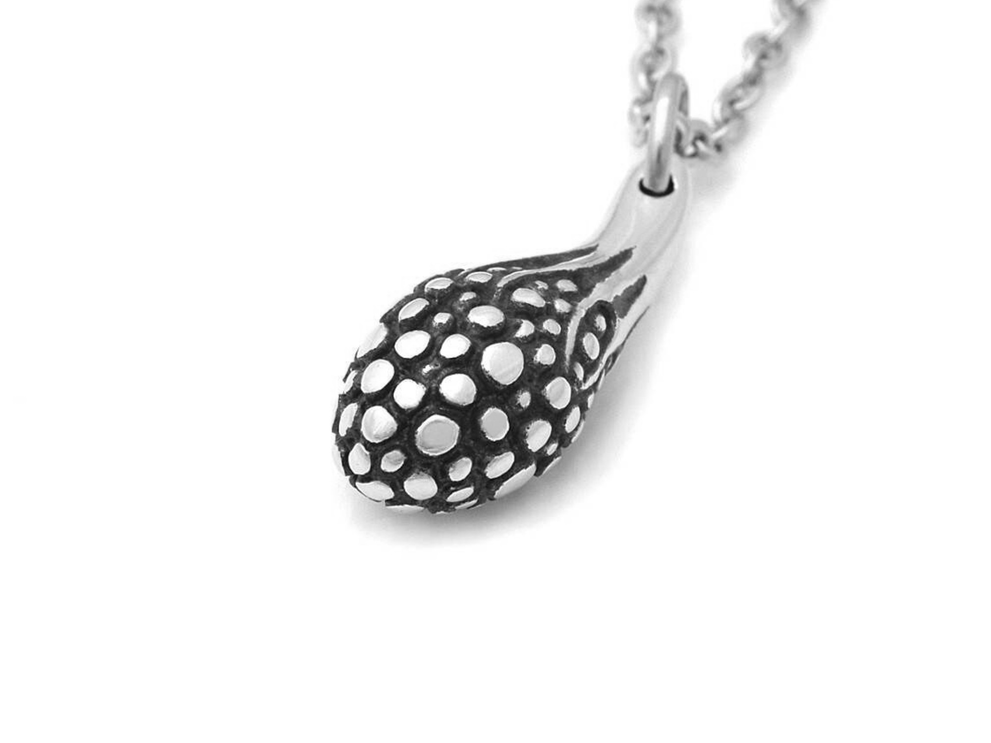 Äggstock Halsband, Fertilitet Smycke i Tenn - 3