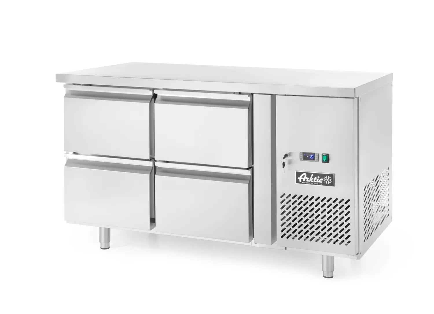 Kylbänk med 4 lådor, 280L - 3