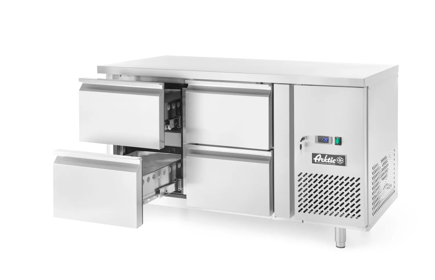 Kylbänk med 4 lådor, 280L - 6