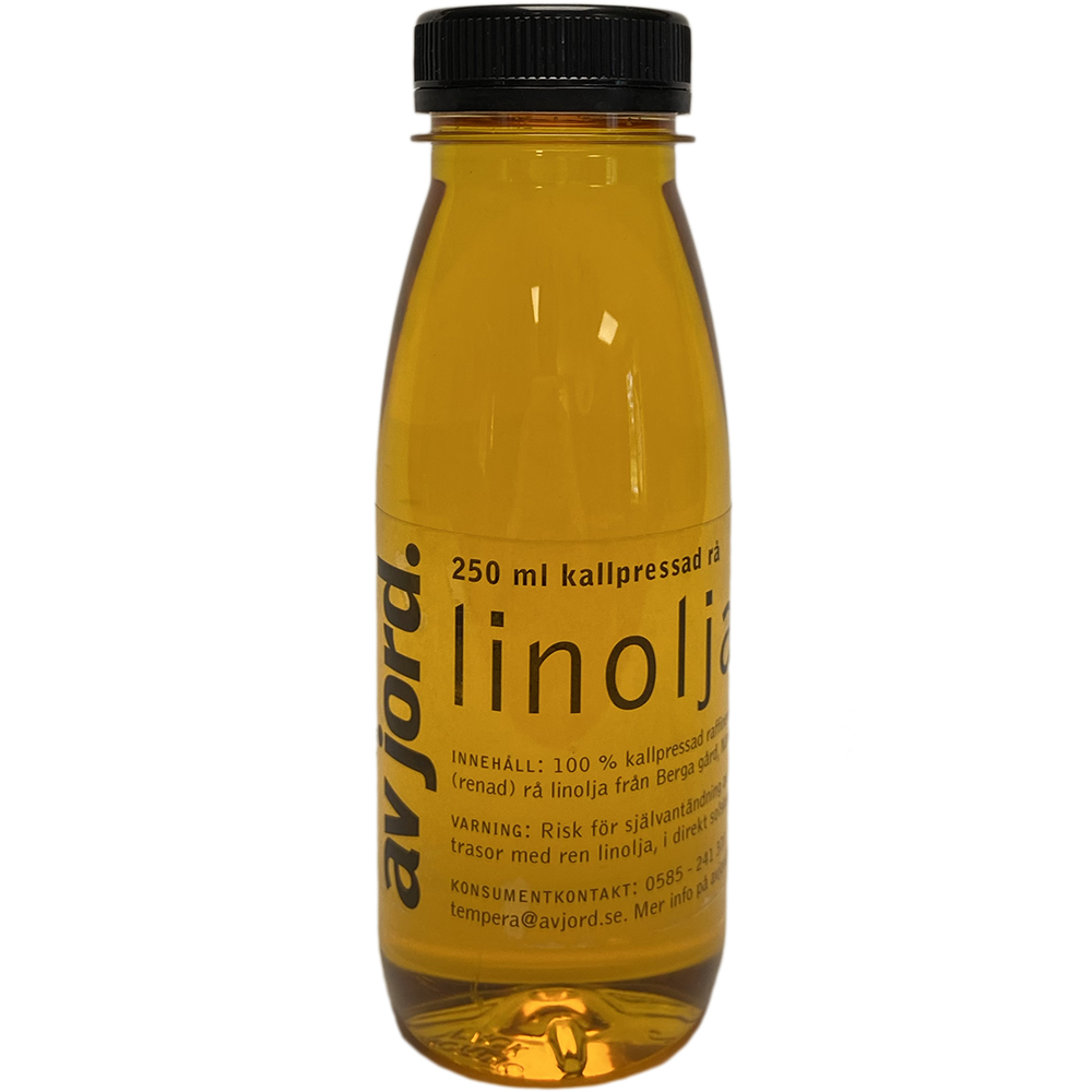 rå kallpressad linolja