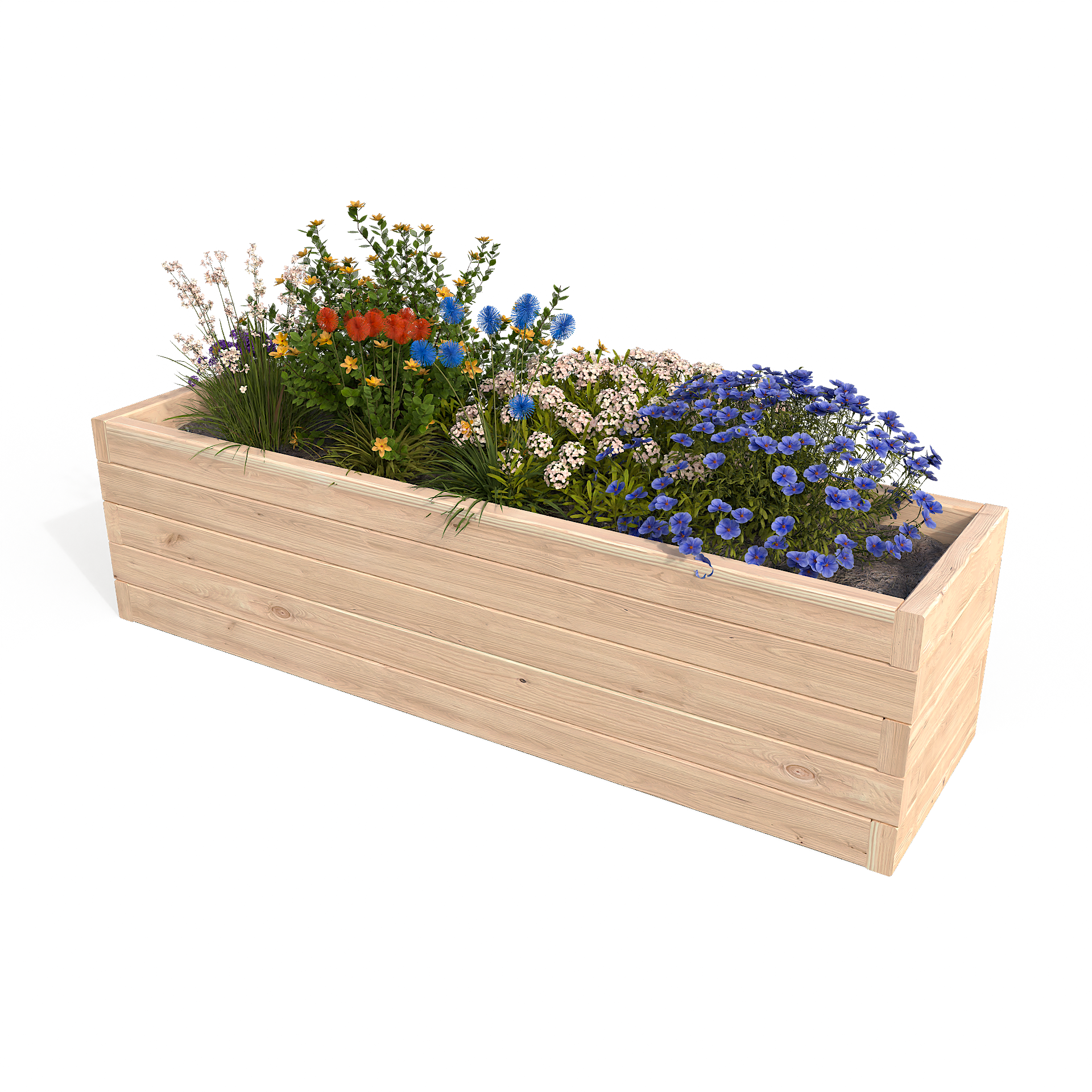 Blomlåda obehandlad