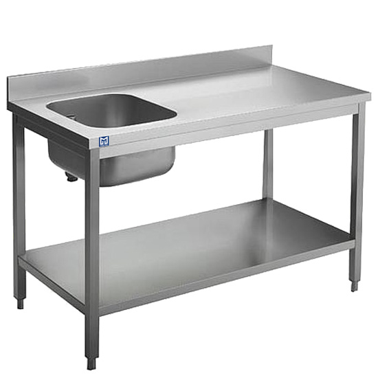 Arbetsbänk med slät yta, 1000-2000x700 mm