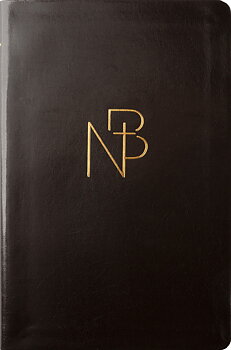 nuBibeln slimline - Bonded leather svart