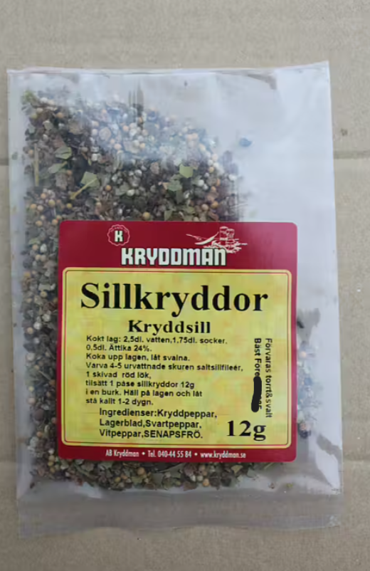 Sillkryddor Kryddsill