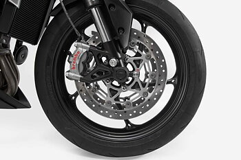 Slider set for front axle