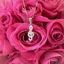 Sweethearts Silverhalsband G-KLAV 2-pack