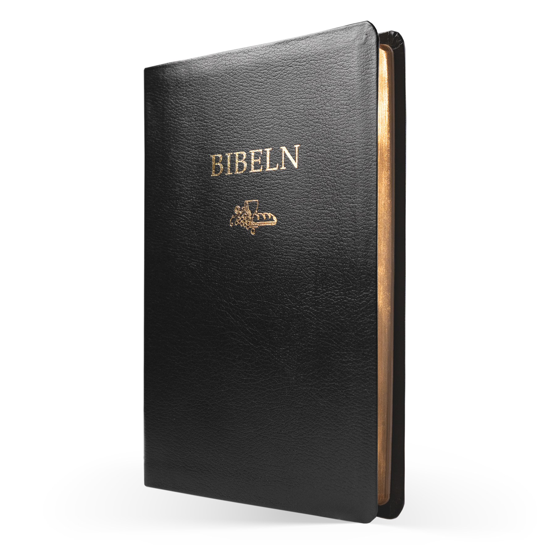 Folkbibeln 2015 slimline svart cabra