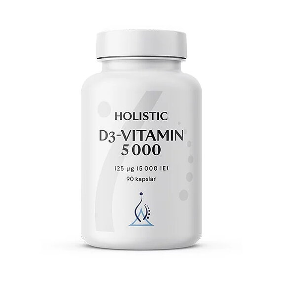 D-vitamin (D3) extra starka 5000 IE 125 mcg 90 kapslar