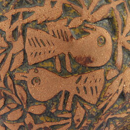 Lisa Larson (1968) Dazzling Golden Tree 23 cm