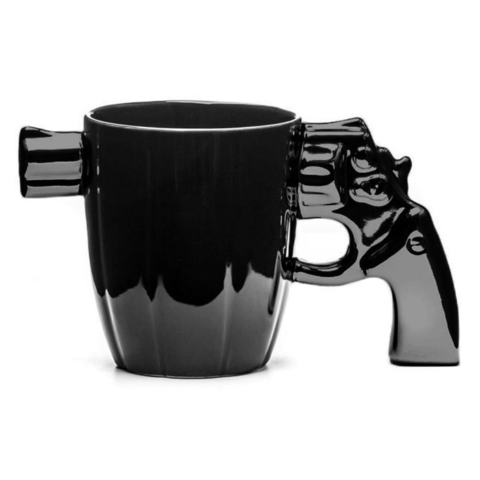 Pistolmugg svart