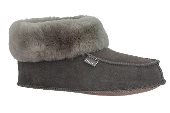 Fårskinnstofflor AXELDA Grå OBS! BIG SIZE Upp till 48